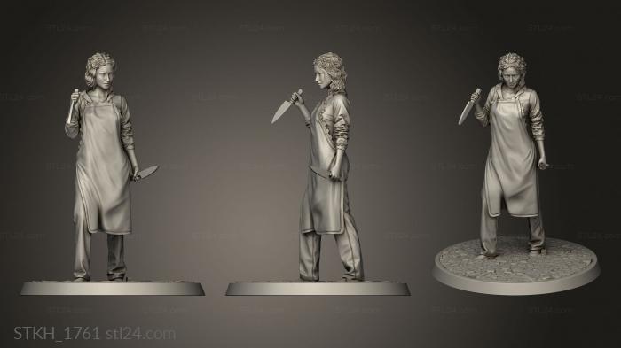 Figurines of people (Forge Chef, STKH_1761) 3D models for cnc