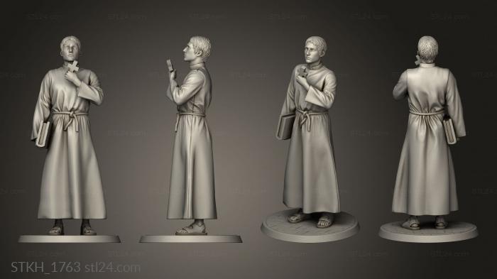 Figurines of people (Forge Priest, STKH_1763) 3D models for cnc