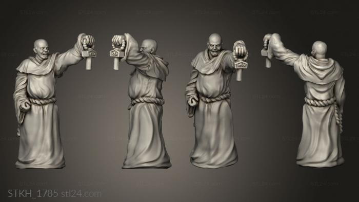 Figurines of people (Friar Channel Divinity, STKH_1785) 3D models for cnc