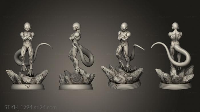 Figurines of people (Frieza and Golden, STKH_1794) 3D models for cnc