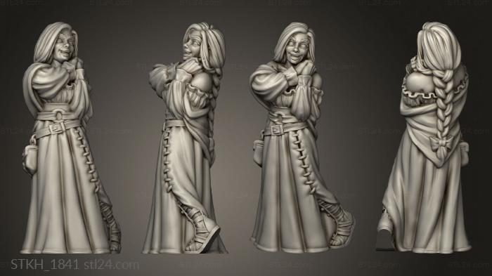 Figurines of people (Gladiators Characters ie, STKH_1841) 3D models for cnc