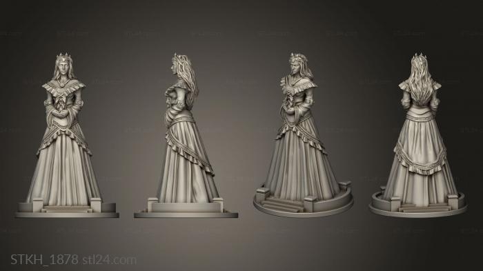 Figurines of people (Guinevere, STKH_1878) 3D models for cnc