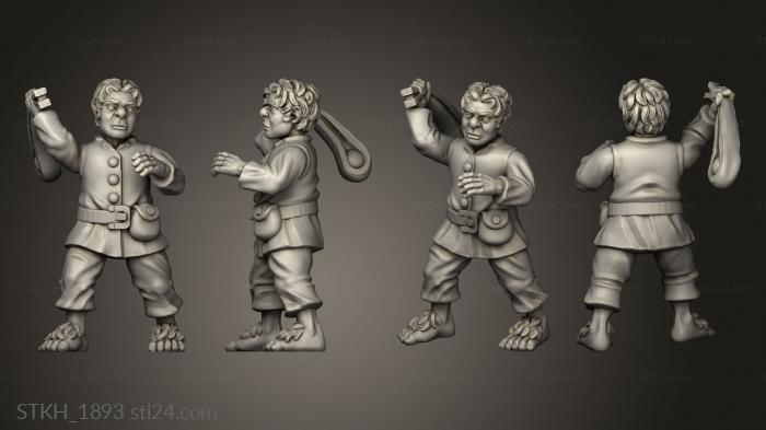 Figurines of people (Halfling Joined, STKH_1893) 3D models for cnc