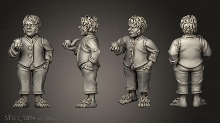 Figurines of people (Halfling Joined, STKH_1894) 3D models for cnc