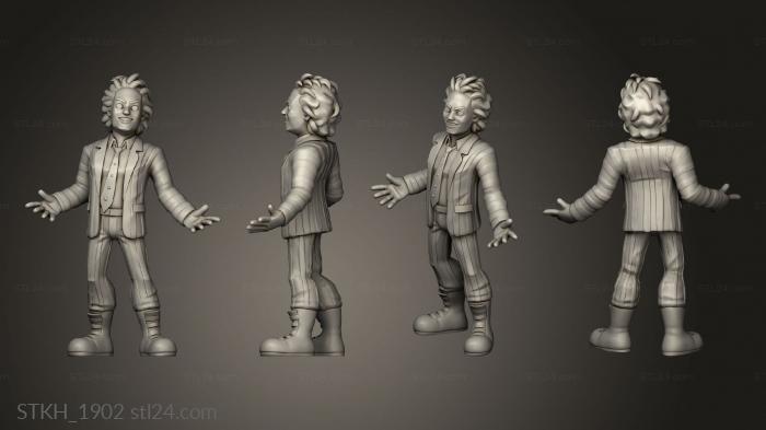 Figurines of people (Halloween, STKH_1902) 3D models for cnc