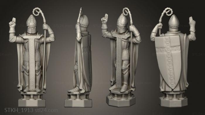 Figurines of people (Harry Potter Wizard Chess Alfil, STKH_1913) 3D models for cnc