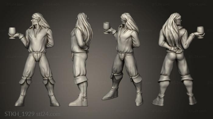 Figurines of people (incubus human, STKH_1929) 3D models for cnc