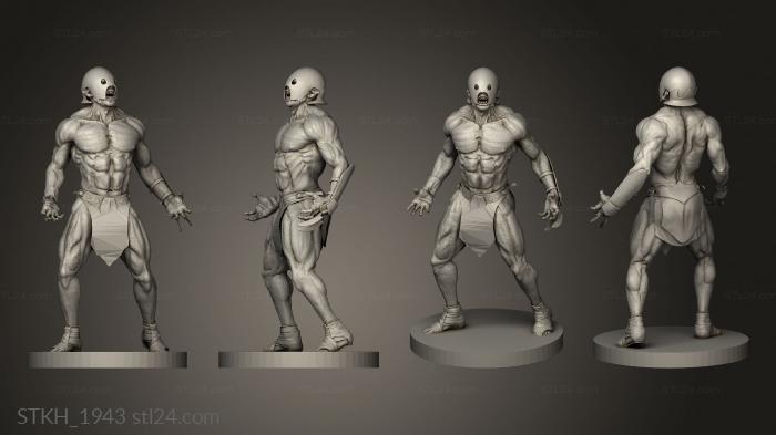 Figurines of people (heroes Dark gothmog, STKH_1943) 3D models for cnc
