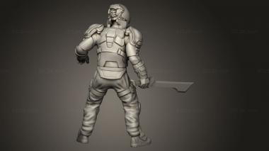 Figurines of people (House Harkonnen troops, STKH_1971) 3D models for cnc