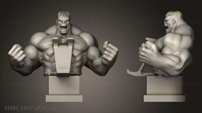 Figurines of people (Hulk OLD, STKH_1977) 3D models for cnc