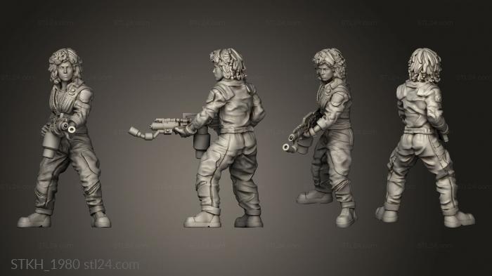 Figurines of people (HUMAN SPACE CREW LANI MISALUCHA, STKH_1980) 3D models for cnc