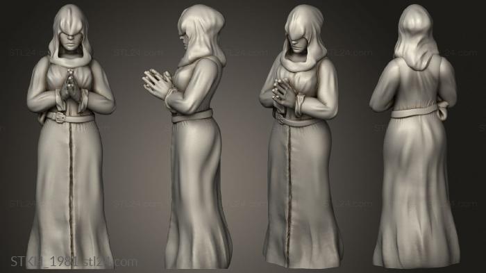 Figurines of people (Watcher, STKH_1981) 3D models for cnc