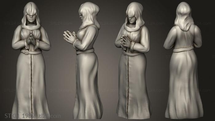 Figurines of people (Watcher, STKH_1982) 3D models for cnc