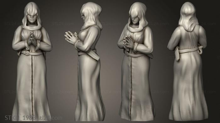 Figurines of people (Watcher, STKH_1983) 3D models for cnc