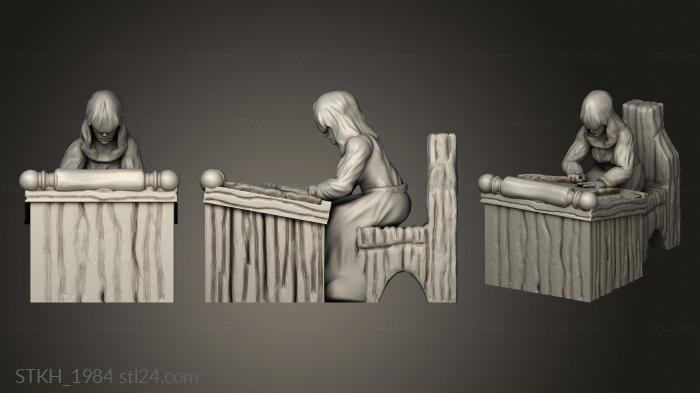 Figurines of people (Watchers, STKH_1984) 3D models for cnc