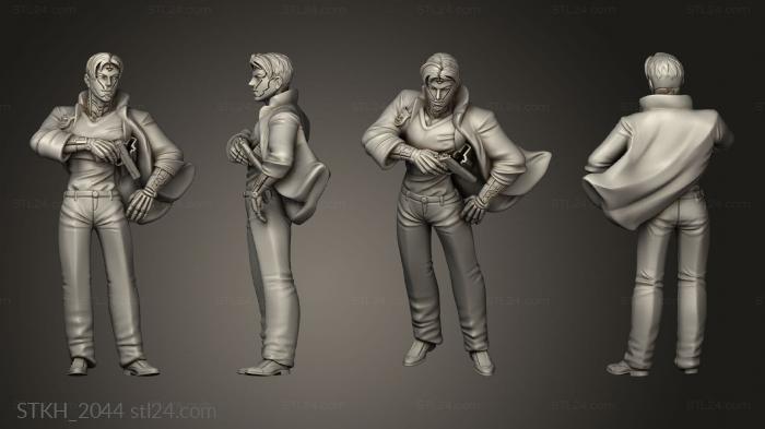 Figurines of people (Synth Detective Sonny, STKH_2044) 3D models for cnc
