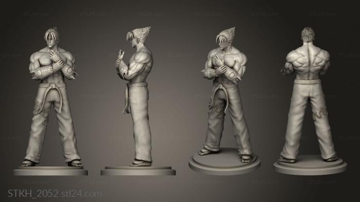 Figurines of people (Jin Kazama Tekken, STKH_2052) 3D models for cnc