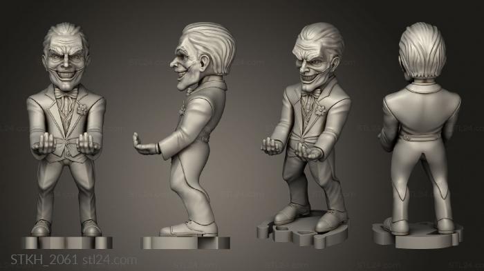 Figurines of people (Joker, STKH_2061) 3D models for cnc