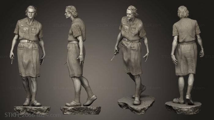 Figurines of people (Joker Ledger Nurse, STKH_2066) 3D models for cnc