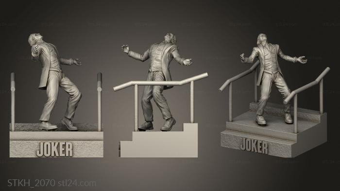 Статуэтки люди (Мастерлайн -Бар Музея Джокера, STKH_2070) 3D модель для ЧПУ станка