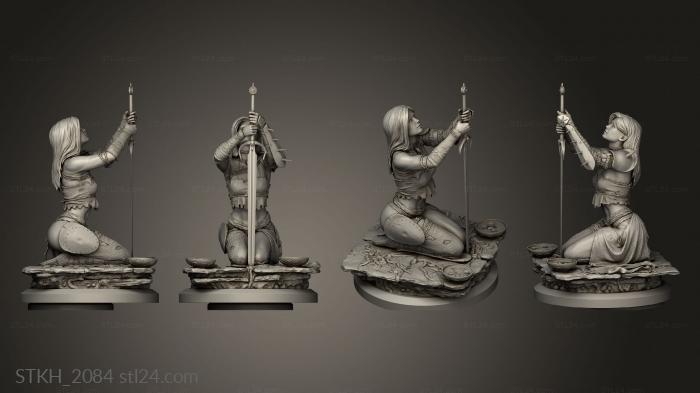 Figurines of people (Keena the Anointed, STKH_2084) 3D models for cnc