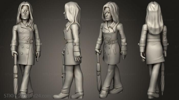 Figurines of people (Kill Bill, STKH_2098) 3D models for cnc