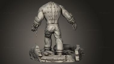 Figurines of people (Killer Croc MEGACON, STKH_2104) 3D models for cnc