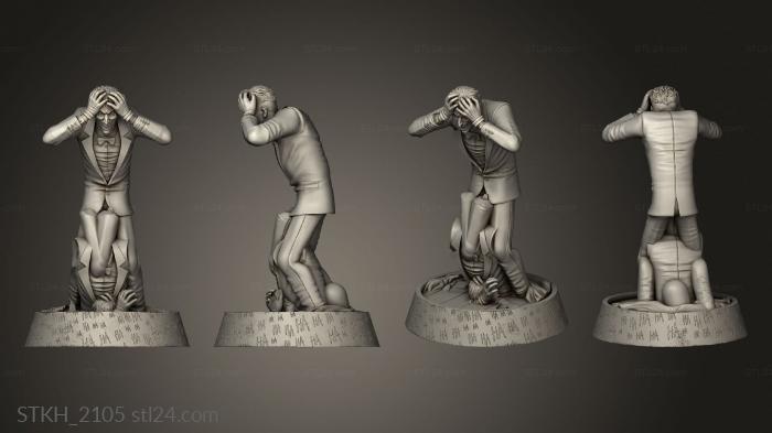 Figurines of people (Killing Joke marked, STKH_2105) 3D models for cnc