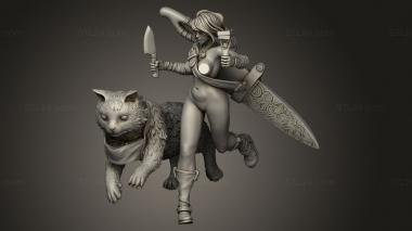 Figurines of people (Kingdom Death Monster NSFW Anna and Milk Shake, STKH_2109) 3D models for cnc