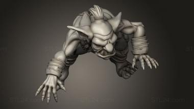 Figurines of people (Kingdom Thamara Ent WIP Goblins Goblin, STKH_2113) 3D models for cnc