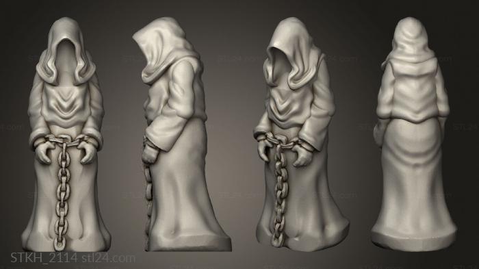 Figurines of people (Kingdoms Hell III Gotten Games Starter Prisoner, STKH_2114) 3D models for cnc