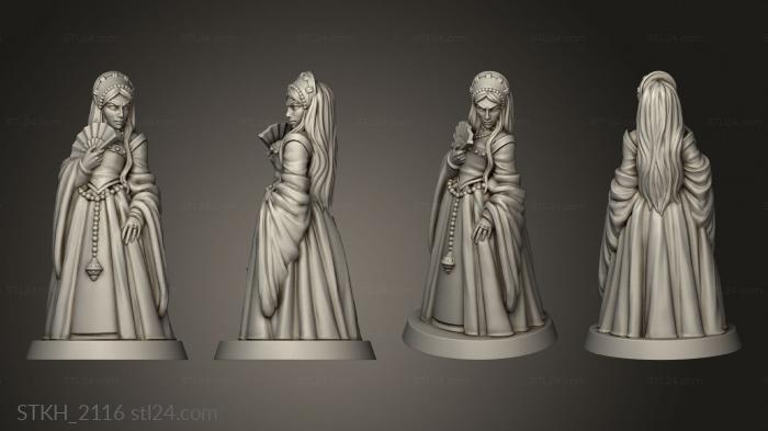 Figurines of people (Kings court King COURTESAN, STKH_2116) 3D models for cnc