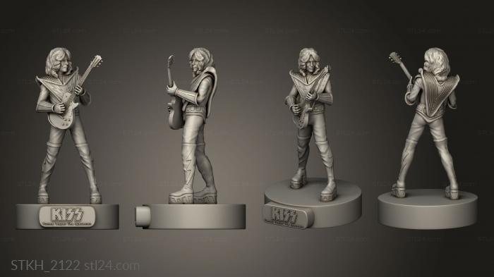 Figurines of people (Kiss Music Complet Tommy Thayer, STKH_2122) 3D models for cnc