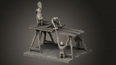 Figurines of people (NAPOLEON Bridge cutted, STKH_2142) 3D models for cnc