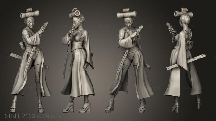 Figurines of people (Kunoichi Sisters Sister, STKH_2153) 3D models for cnc