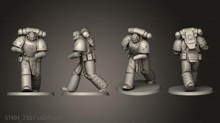 Figurines of people (Legio True Omega Marines Tactical, STKH_2167) 3D models for cnc