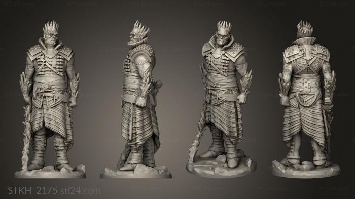 Figurines of people (Lich King, STKH_2175) 3D models for cnc