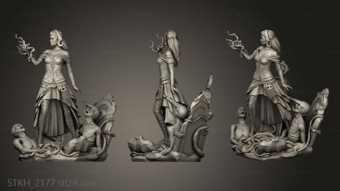 Figurines of people (Liliana Vess Sculpture and, STKH_2177) 3D models for cnc