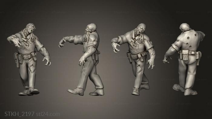 Figurines of people (Loyalty Modern Day Survivors ken zombie, STKH_2197) 3D models for cnc