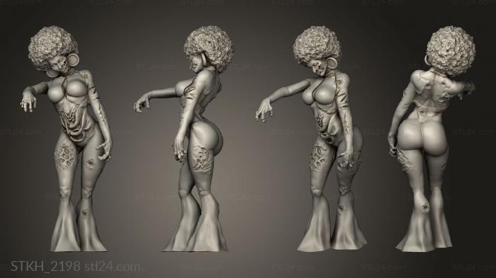 Figurines of people (Loyalty Modern Day Survivors pamella zombie, STKH_2198) 3D models for cnc
