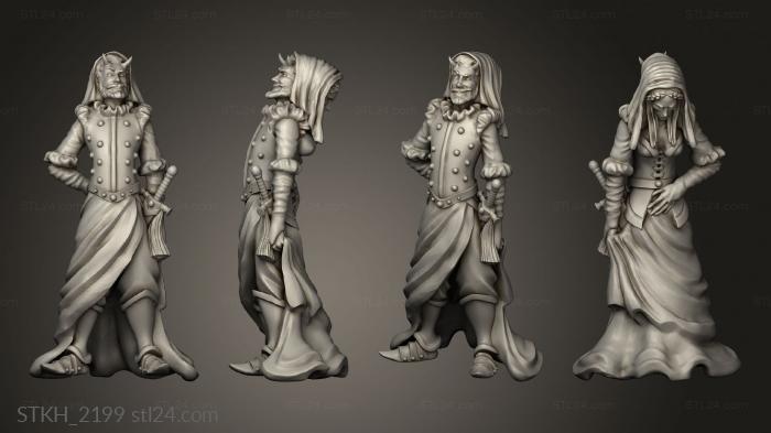 Figurines of people (LT Adventurers Ranged Double Figure, STKH_2199) 3D models for cnc