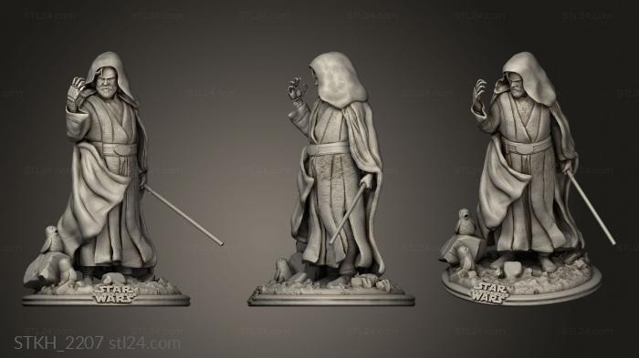 Figurines of people (Luke Skywalker, STKH_2207) 3D models for cnc