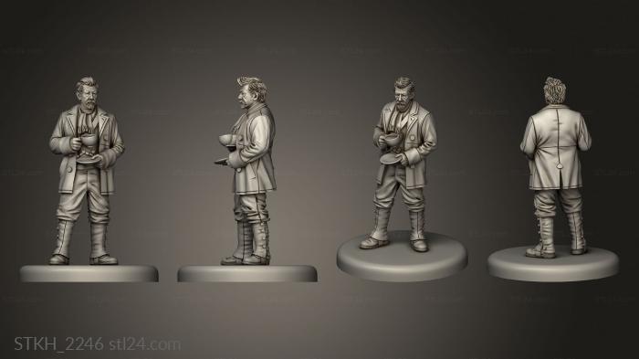 Figurines of people (mcgann out, STKH_2246) 3D models for cnc
