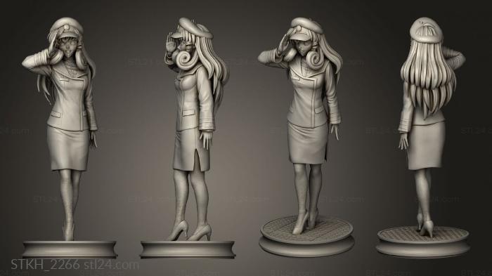Figurines of people (Min Lisa Floor, STKH_2266) 3D models for cnc