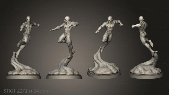 Figurines of people (Terrain Guardian Captain Canada gn, STKH_2271) 3D models for cnc