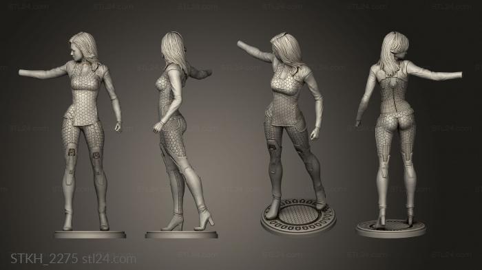 Статуэтки люди (Миранда Мазморра, STKH_2275) 3D модель для ЧПУ станка
