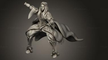 Figurines of people (Mirkwood Cavalry Elk flagcommand, STKH_2283) 3D models for cnc