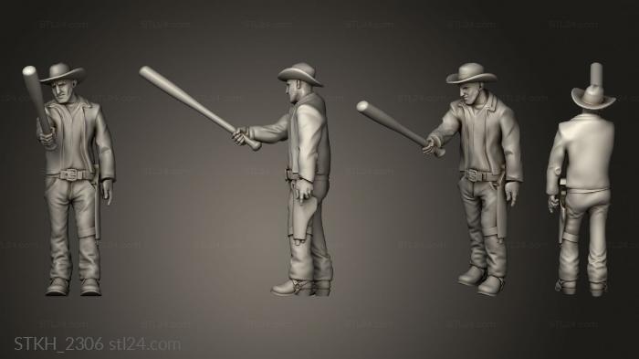 Figurines of people (Modern Day Survivor woodrow, STKH_2306) 3D models for cnc
