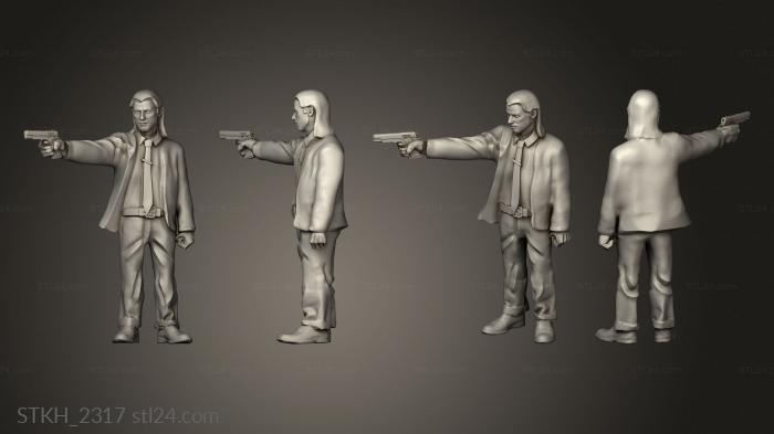 Figurines of people (Modern Day Survivors vince, STKH_2317) 3D models for cnc
