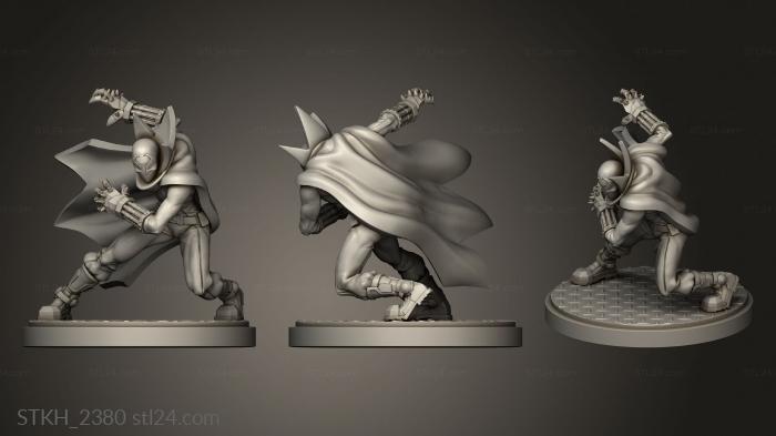 Figurines of people (Night Dubstepper Metal Grate, STKH_2380) 3D models for cnc
